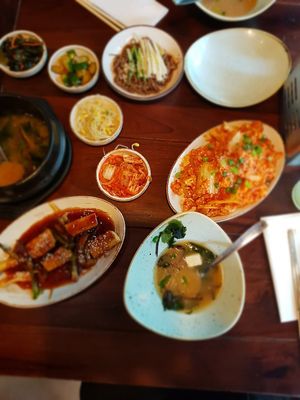 Dinner at KoreaTown Rest in Warsaw