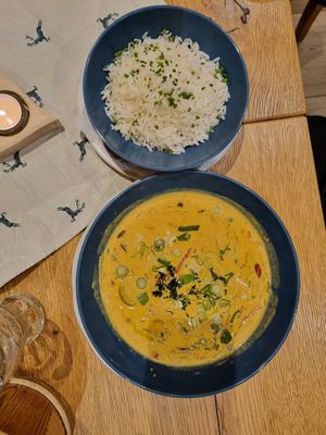 Vegetable curry at Gasthof Rosner in Altenmarktlim Pongau
