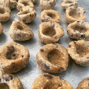vegan cookie dough bites  at Catch A Healthy Habit Cafe in Fairfield