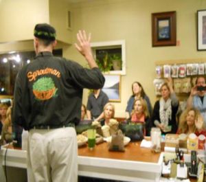 The Sproutman speaks at the Cafe! at Catch A Healthy Habit Cafe in Fairfield