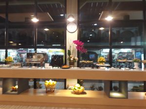 The buffet area at A Pot Shabu in Pattaya