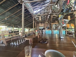 Cool seating area   at The Kasbah in Langkawi