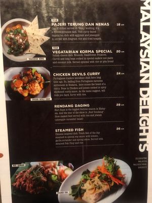 Mains at The Kasbah in Langkawi