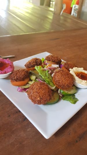 Falafel with hummus at The Kasbah in Langkawi
