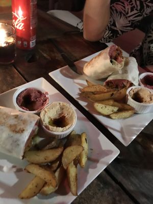 falafel wrap  at The Kasbah in Langkawi