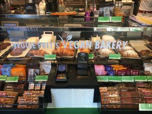 Counter at Pret A Manger - Exmouth Market in London