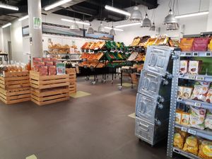 Fresh section at Kiss The Ground in Lausanne