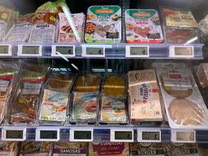 Frozen goods  at Kiss The Ground in Lausanne