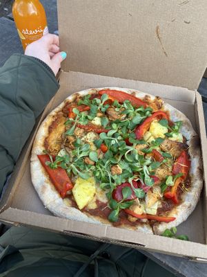 My favorite pizza Hawaii 😍💚🤤 at Plads'n in Copenhagen
