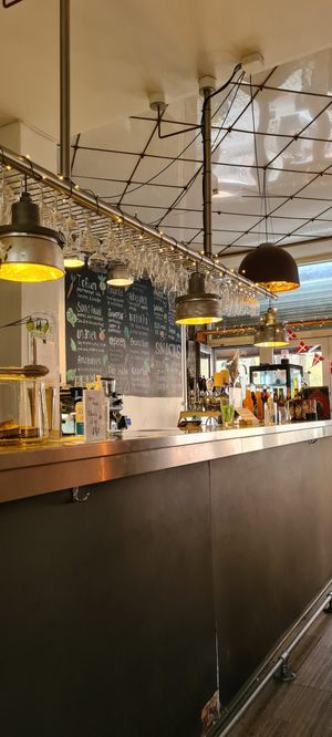 Beautiful interiour at Plads'n in Copenhagen