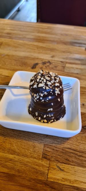 Flødebolle (Schaumkuss) at Plads'n in Copenhagen