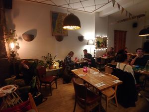 Cozy ambience at Plads'n in Copenhagen