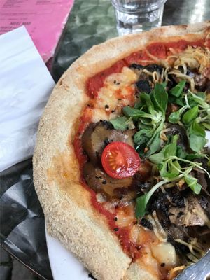 Favourite pizza place in CPH at Plads'n in Copenhagen