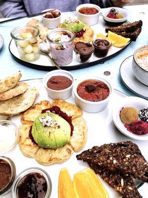 Brunch plate  at Cafe Blå in Copenhagen