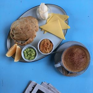 breakfast at Cafe Blå in Copenhagen