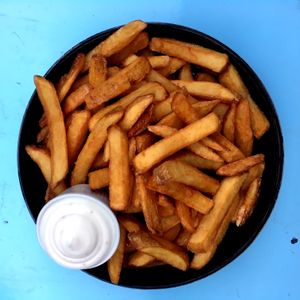 fries at Cafe Blå in Copenhagen