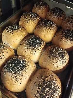 Freshmade buns at Cafe Blå in Copenhagen