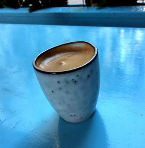 Cortado at Cafe Blå in Copenhagen