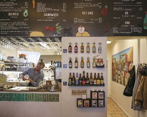 Cafe Blå bar at Cafe Blå in Copenhagen