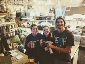 Cafe Blå Staff at Cafe Blå in Copenhagen