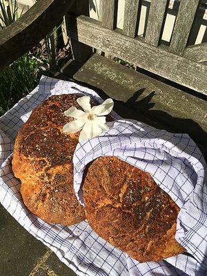 Fresh baked bread, every day! at Cafe Blå in Copenhagen