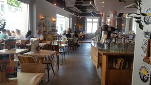 Interior at Blackbird Downtown Diner in Lausanne