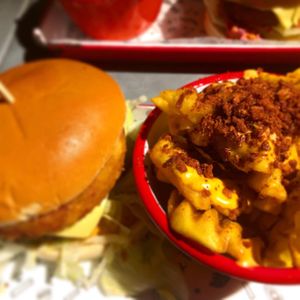 Notorious VFC and dirty waffles yum at Fat Hippo in Newcastle Upon Tyne