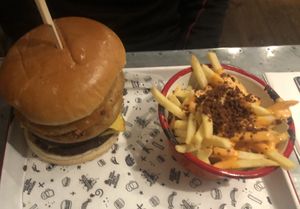 Oprah sin free w dirty fries at Fat Hippo in Newcastle Upon Tyne