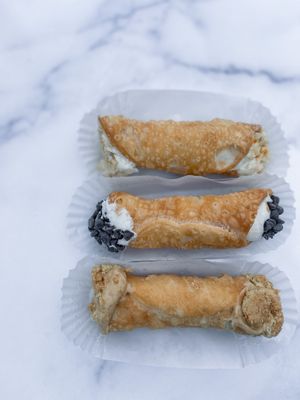 Back to school menu cannolis! at Miss Vegan in Providence