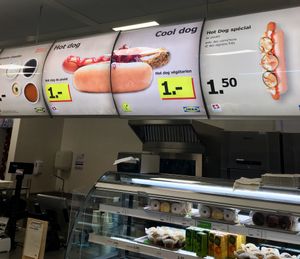 Vegan dog for 1chf at IKEA in Aubonne