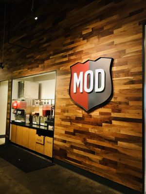 Inside of the restaurant  at Mod Pizza - E Broadway in Tucson