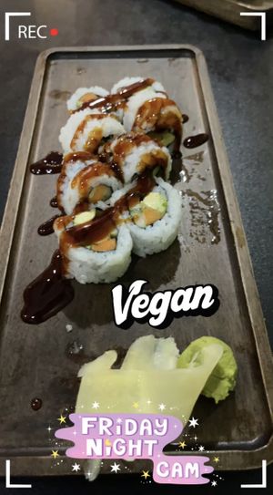 1 of many vegan rolls  at Spicy Tuna Sushi in Holland