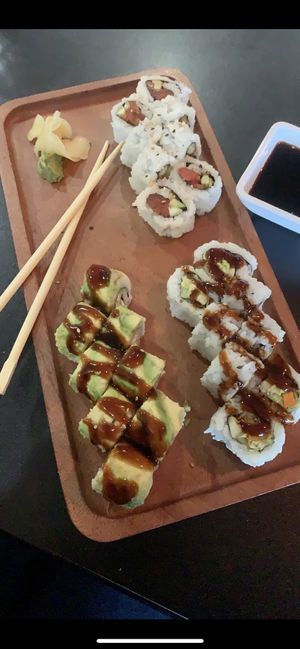These rolls are all vegan  at Spicy Tuna Sushi in Holland