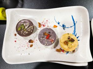 Vegan an gluten free torte trio   at Spicy Tuna Sushi in Holland