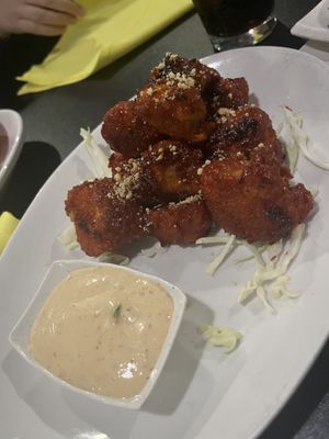 Korean cauliflower   at Spicy Tuna Sushi in Holland