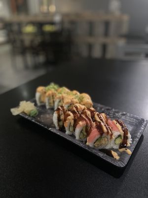 Spicy Tuna - Vegan Rainbow roll and Vegas roll  at Spicy Tuna Sushi in Holland