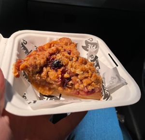 apple cranberry crumble   at Pop Pie Co. in San Diego
