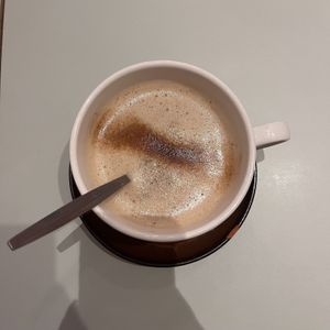 Chai latte  at Rabarber in Utrecht