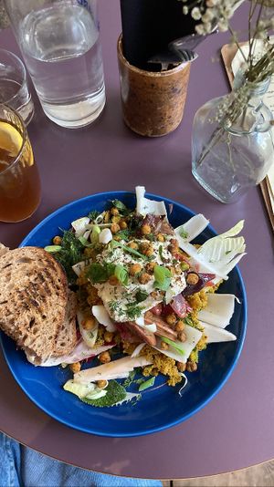 Pilaf van amaranth: such a delicious dish! Many textures and tastes   at Rabarber in Utrecht