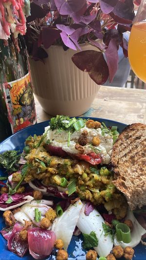 Amaranth Pilaf: my favorite dish here. So many textures and flavors!   at Rabarber in Utrecht