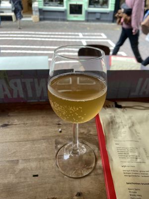 Kombucha with lemongrass: mildly sweet and fresh. I like it!  at Rabarber in Utrecht