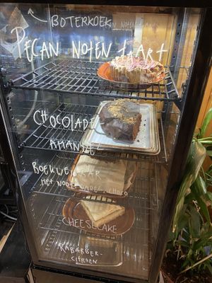 Pastries Tuesday 2 July 2024. Some are vegan  at Rabarber in Utrecht