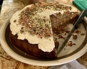 Carrot cake: decent  at Rabarber in Utrecht