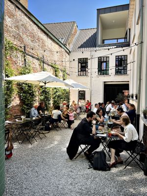 The backyard   at Boon in Ghent