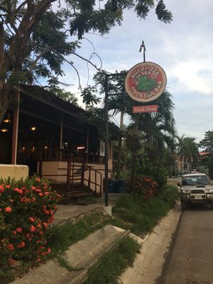 The outside of the restaurant. at El Sapo in Tamarindo