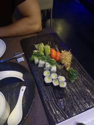 Sushi Tree plate  at Yoku Sushi in Olbia