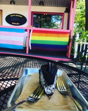 Cake in good conscience  at Golden Dinosaurs in Gulfport
