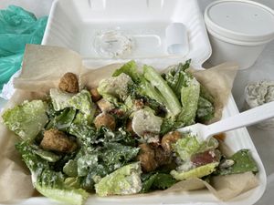 Caesar salad  at Golden Dinosaurs in Gulfport
