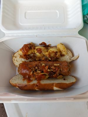 420 "Stoney Boy" Hot Dog at Golden Dinosaurs in Gulfport