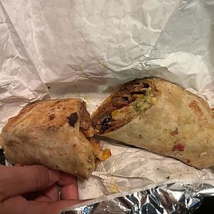 cali burrito (special) at Golden Dinosaurs in Gulfport